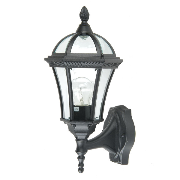 Kinkiet zewnętrzny czarny Ledbury 1xE27x60W IP44 Garden Zone 898860