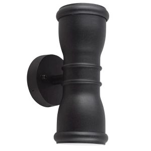 Kinkiet zewnętrzny czarny Malvern 2xGU10x8W IP44 Garden Zone 898415