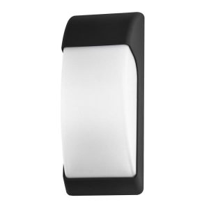 Kinkiet zewnętrzny czarny matowy-biały Opole 1xE27x12W IP65 Rabalux 962581