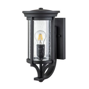 Kinkiet zewnętrzny czarny Merrill 1xE27x60W IP44 Feiss 897009