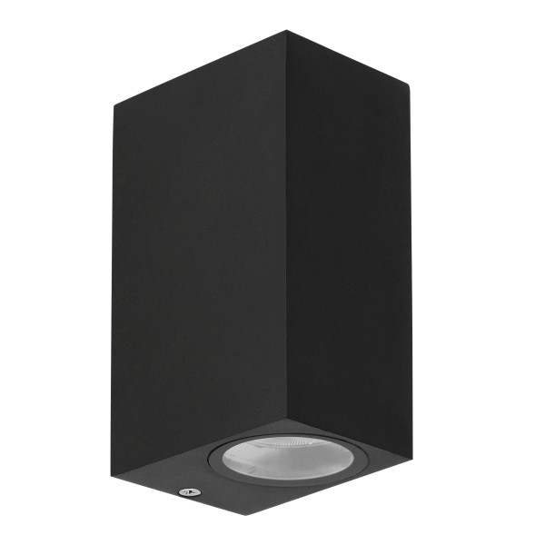 Kinkiet zewnętrzny czarny Nerium 2xGU10x35W IP44 Candellux 897115