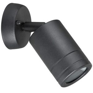 Kinkiet zewnętrzny czarny OLIMP 1xGU10x8W IP44 Polux 894861
