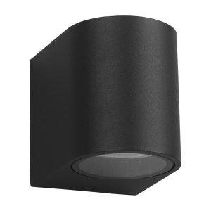 Kinkiet zewnętrzny czarny OVALIS 1xGU10x40W IP44 Eko-Light 894896