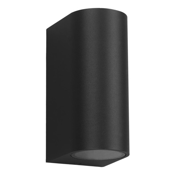 Kinkiet zewnętrzny czarny OVALIS 2xGU10x40W IP44 Eko-Light 894824