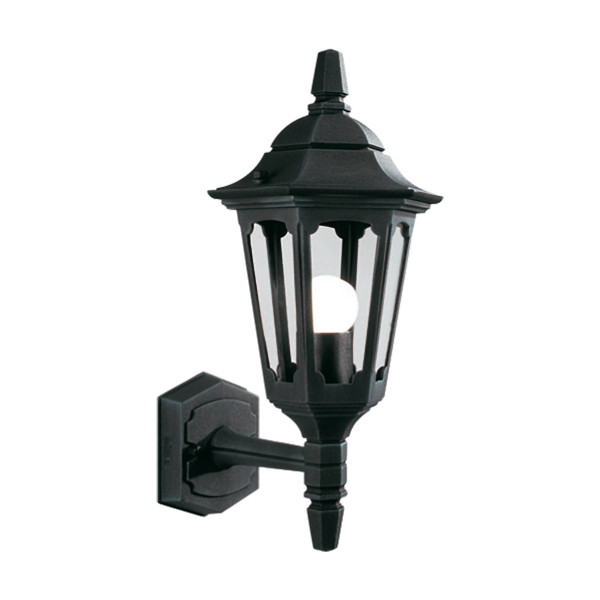 Kinkiet zewnętrzny czarny Parish Mini 1xE27x60W IP44 Elstead 232660