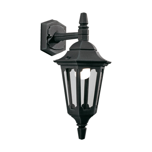 Kinkiet zewnętrzny czarny Parish Mini 1xE27x60W IP44 Elstead 232653