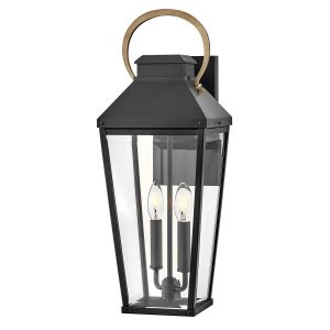 Kinkiet zewnętrzny czarny patynowany DAWSON 2xE14x40W IP44 Hinkley 897142 Kinkiet zewnętrzny czarny patynowany DAWSON 2xE14x40W IP44 Hinkley 897142