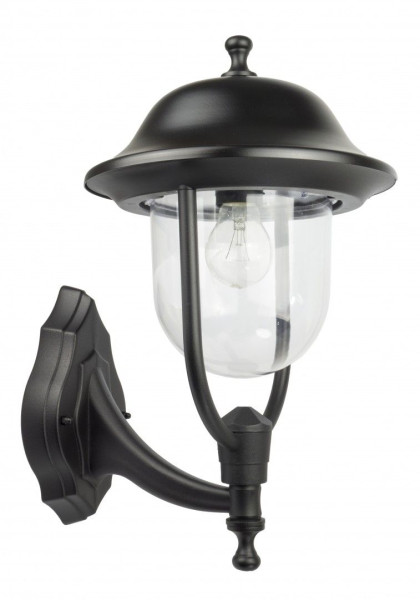 Kinkiet zewnętrzny czarny Prince 1xE27x60W IP43 SU-MA 1017083
