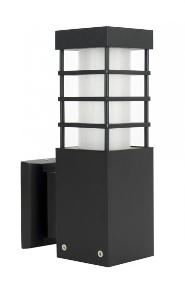 Kinkiet zewnętrzny czarny RADO 1xE27x18W IP54 SU-MA 1016485