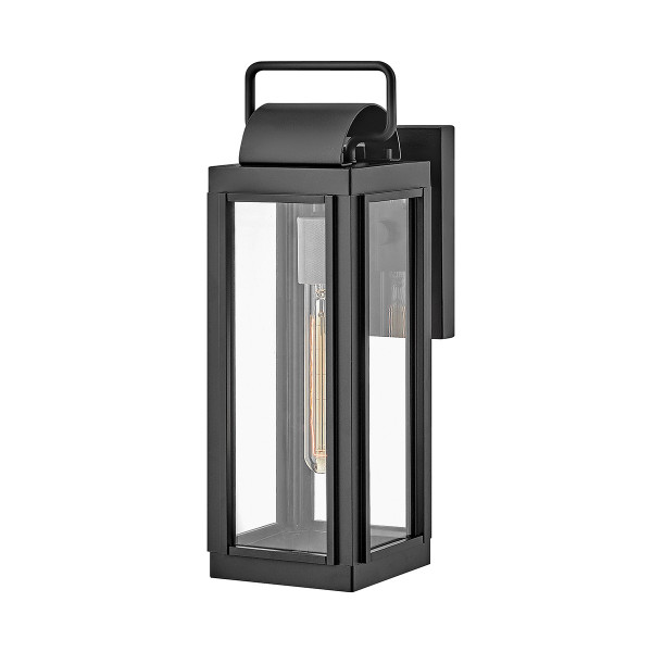 Kinkiet zewnętrzny czarny Sag Harbor 1xE27x60W IP44 Hinkley 897719