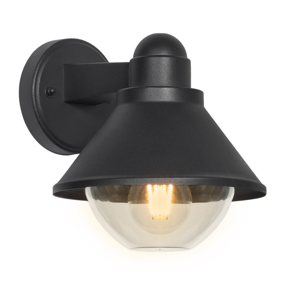 Kinkiet zewnętrzny czarny Saginia 1xE27x40W IP44 Candellux 913022