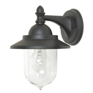 Kinkiet zewnętrzny czarny Sandown 1xE27x60W IP44 Garden Zone 898806 Kinkiet zewnętrzny czarny Sandown 1xE27x60W IP44 Garden Zone 898806