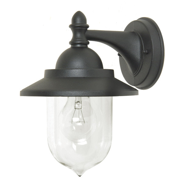 Kinkiet zewnętrzny czarny Sandown 1xE27x60W IP44 Garden Zone 898806