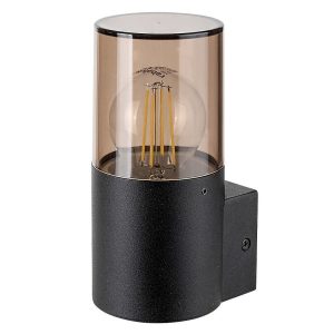 Kinkiet zewnętrzny czarny Teplice 1xE27x12W IP44 Rabalux 961289 Kinkiet zewnętrzny czarny Teplice 1xE27x12W IP44 Rabalux 961289