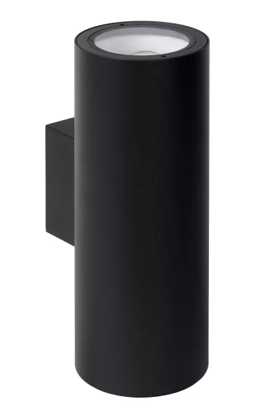 Kinkiet zewnętrzny czarny VOLANTIS 2xE27x40W IP54 Lucide 898460