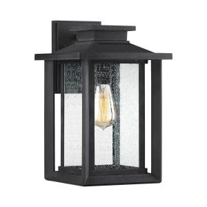 Kinkiet zewnętrzny czarny Wakefield 1xE27x60W IP44 Quoizel 897640 Kinkiet zewnętrzny czarny Wakefield 1xE27x60W IP44 Quoizel 897640
