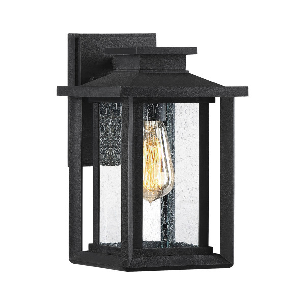 Kinkiet zewnętrzny czarny Wakefield 1xE27x60W IP44 Quoizel 897609