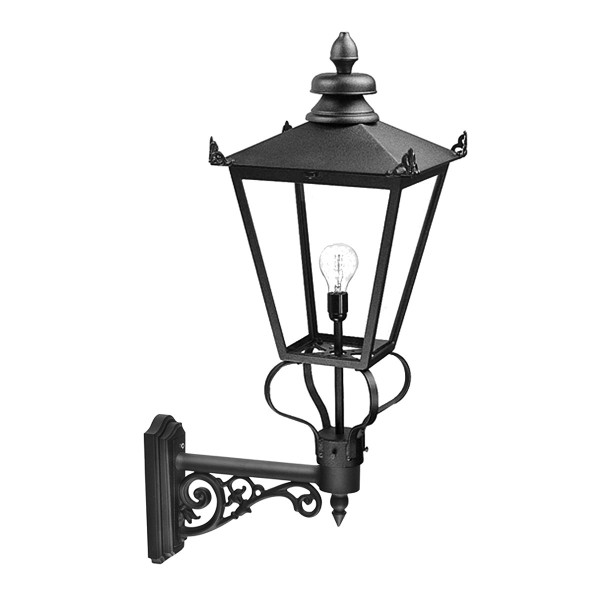 Kinkiet zewnętrzny czarny Wilmslow 1xE27x60W IP23 Elstead 898479