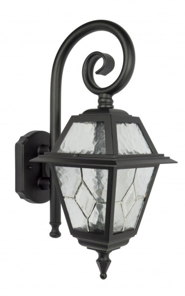 Kinkiet zewnętrzny czarny Witraż 1xE27x60W IP43 SU-MA 1017559