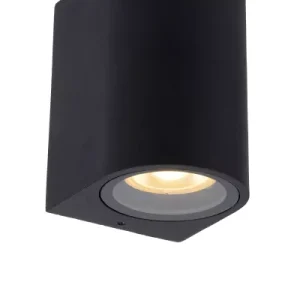 Kinkiet zewnętrzny czarny ZARO 1xGU10x35W IP44 Lucide 897152 Kinkiet zewnętrzny czarny ZARO 1xGU10x35W IP44 Lucide 897152