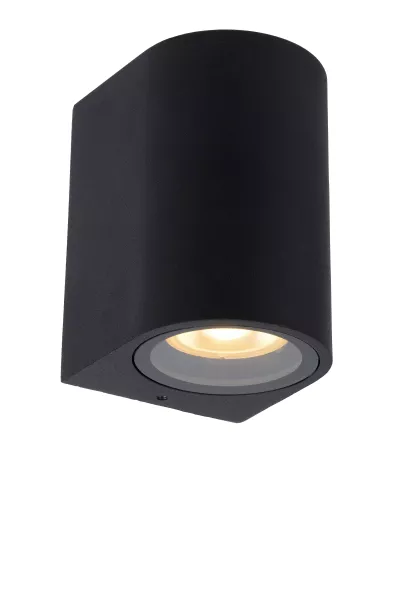 Kinkiet zewnętrzny czarny ZARO 1xGU10x35W IP44 Lucide 897152