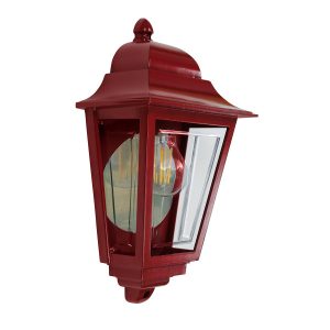 Kinkiet zewnętrzny czerwono-przezroczysty DECO LANE 1xE27x60W IP44 Elstead 897135 Kinkiet zewnętrzny czerwono-przezroczysty DECO LANE 1xE27x60W IP44 Elstead 897135