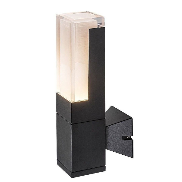 Kinkiet zewnętrzny DARVAS czarny LED 1x7W 450lm IP54 Rabalux 961310