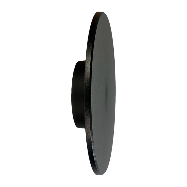 Kinkiet zewnętrzny DISK okrągły czarny LED 1x15W 1900lm IP65 Milagro 824867