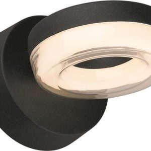 Kinkiet zewnętrzny DONUT czarny LED 1x6W lm IP20 Nowodvorski Lighting 1017105 Kinkiet zewnętrzny DONUT czarny LED 1x6W lm IP20 Nowodvorski Lighting 1017105