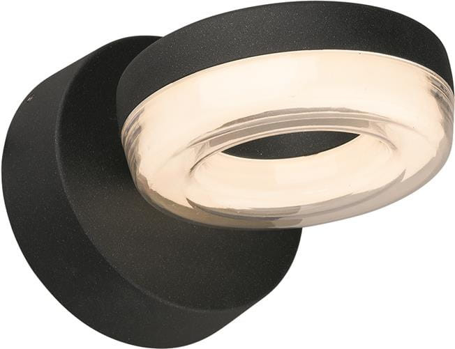 Kinkiet zewnętrzny DONUT czarny LED 1x6W lm IP20 Nowodvorski Lighting 1017105