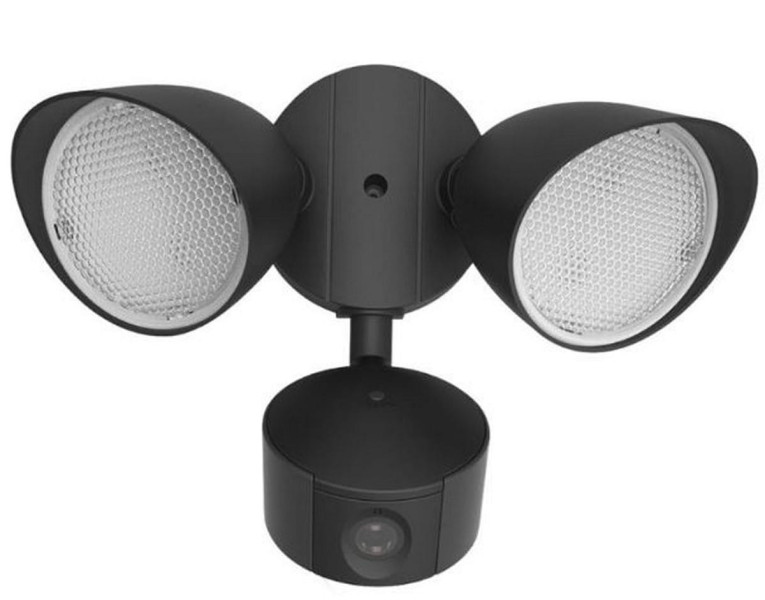 Kinkiet zewnętrzny DRACO z czujnikiem czarny LED 2x19W 1200lm IP44 Lutec 898564