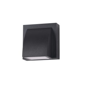 Kinkiet zewnętrzny EDGAR 3000K czarny LED 1x3W 120lm IP54 Italux 898760 Kinkiet zewnętrzny EDGAR 3000K czarny LED 1x3W 120lm IP54 Italux 898760