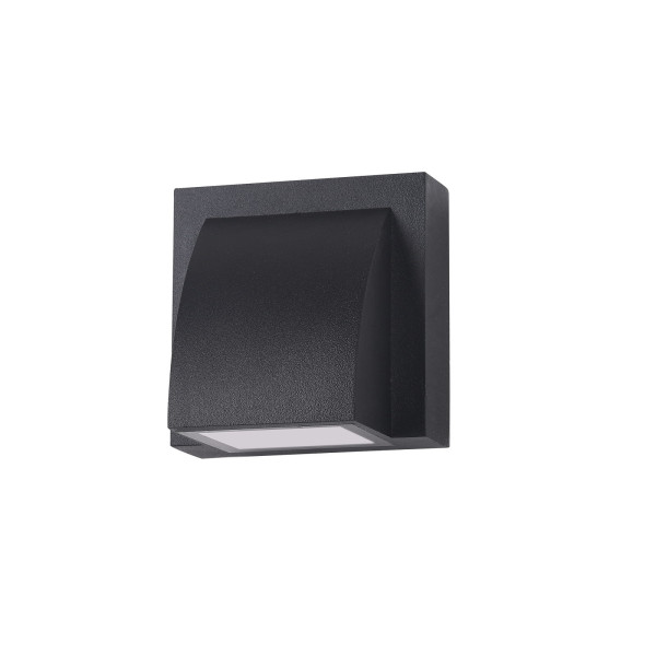 Kinkiet zewnętrzny EDGAR 3000K czarny LED 1x3W 120lm IP54 Italux 898760