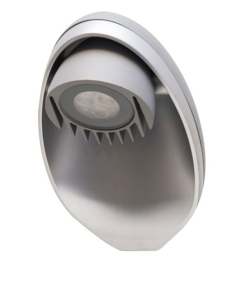 Kinkiet zewnętrzny Eggo 4100K ciemnoszary LED 1x9W 345lm IP54 SU-MA 1017019