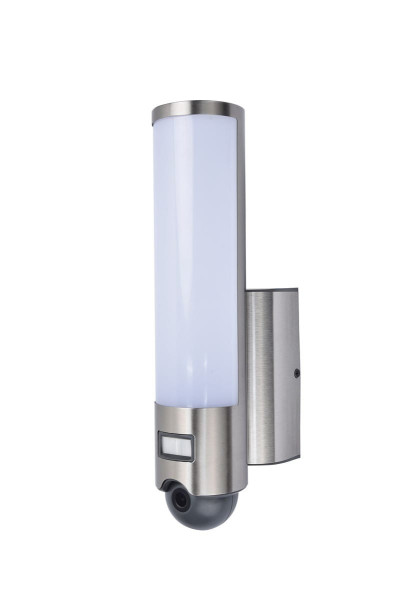 Kinkiet zewnętrzny ELARA z czujnikiem srebrny LED 1x17.5W 1300lm IP44 Lutec 896956