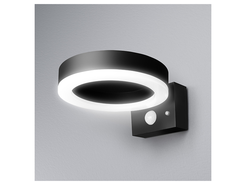 Kinkiet zewnętrzny Endura Style LED 20 cm z czujnikiem dnia i nocy czarny 230969
