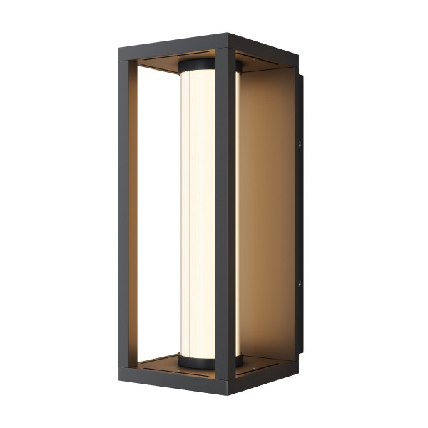 Kinkiet zewnętrzny EXPO czarno-biała LED 12W 3000K 650lm Maytoni 1017003