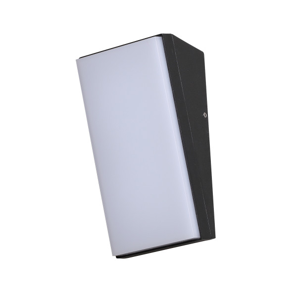 Kinkiet zewnętrzny Fama 3K czarny piaskowany LED 10W 3000K 960lm Italux 1016908