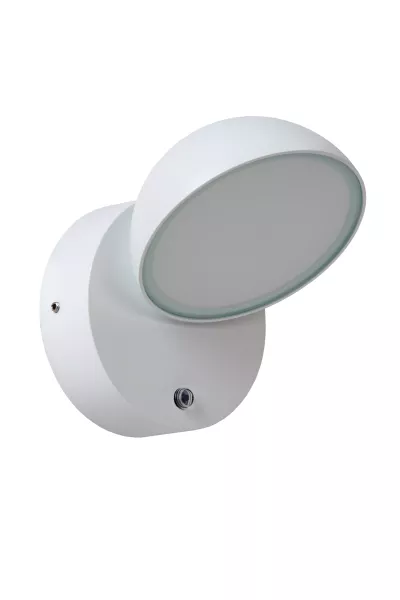 Kinkiet zewnętrzny FINN z czujnikiem biały LED 1x12W 1200lm IP54 Lucide 897696
