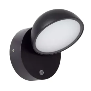 Kinkiet zewnętrzny FINN z czujnikiem czarny LED 1x12W 1200lm IP54 Lucide 897805