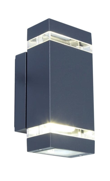 Kinkiet zewnętrzny FOCUS antracytowo-biały LED 1x8W 300lm IP44 Lutec 1016471