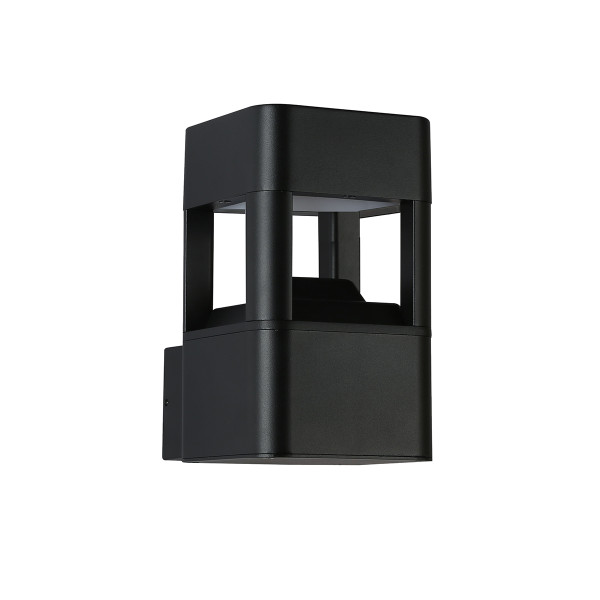 Kinkiet zewnętrzny Foleda czarna LED 10W 3000K 432lm Italux 1016632