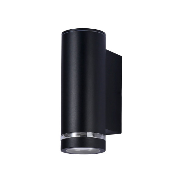 Kinkiet zewnętrzny Fondo 3K czarny piaskowany LED 10W 3000K 726lm Italux 1016688