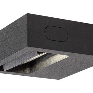 Kinkiet zewnętrzny Ganges czarny mat LED 1x7W 575lm IP65 Rabalux 898790 Kinkiet zewnętrzny Ganges czarny mat LED 1x7W 575lm IP65 Rabalux 898790