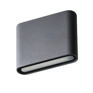Kinkiet zewnętrzny GARTO grafit LED 1x8W 300lm IP54 Kanlux 895907 Kinkiet zewnętrzny GARTO grafit LED 1x8W 300lm IP54 Kanlux 895907
