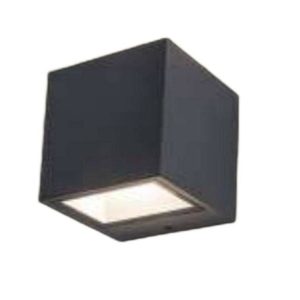 Kinkiet zewnętrzny GEMINI 3000K czarny LED 1x9W 850lm IP54 Lutec 1016912 Kinkiet zewnętrzny GEMINI 3000K czarny LED 1x9W 850lm IP54 Lutec 1016912