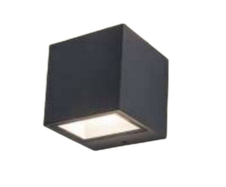 Kinkiet zewnętrzny GEMINI 3000K czarny LED 1x9W 850lm IP54 Lutec 1016912