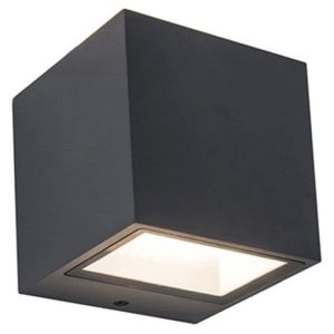Kinkiet zewnętrzny GEMINI 4000K antracyt LED 1x9W 850lm IP54 Lutec 896520 Kinkiet zewnętrzny GEMINI 4000K antracyt LED 1x9W 850lm IP54 Lutec 896520