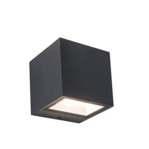 Kinkiet zewnętrzny GEMINI 4000K antracyt LED 1x9W 850lm IP54 Lutec 1016863 Kinkiet zewnętrzny GEMINI 4000K antracyt LED 1x9W 850lm IP54 Lutec 1016863
