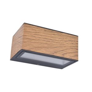 Kinkiet zewnętrzny GEMINI antracytowo-biały LED 1×10.5W 700lm IP54 Lutec 896898 Kinkiet zewnętrzny GEMINI antracytowo-biały LED 1×10.5W 700lm IP54 Lutec 896898